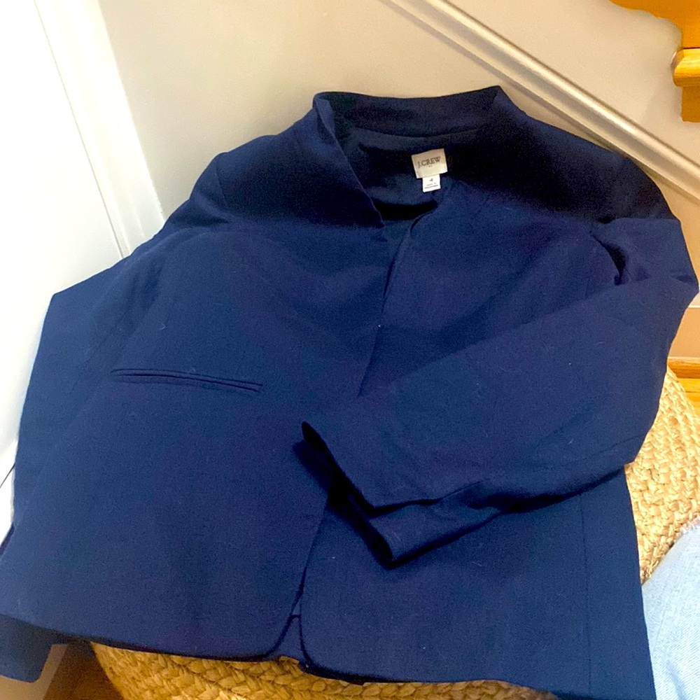 Brand new J Crew Factory cropped navy blazer!